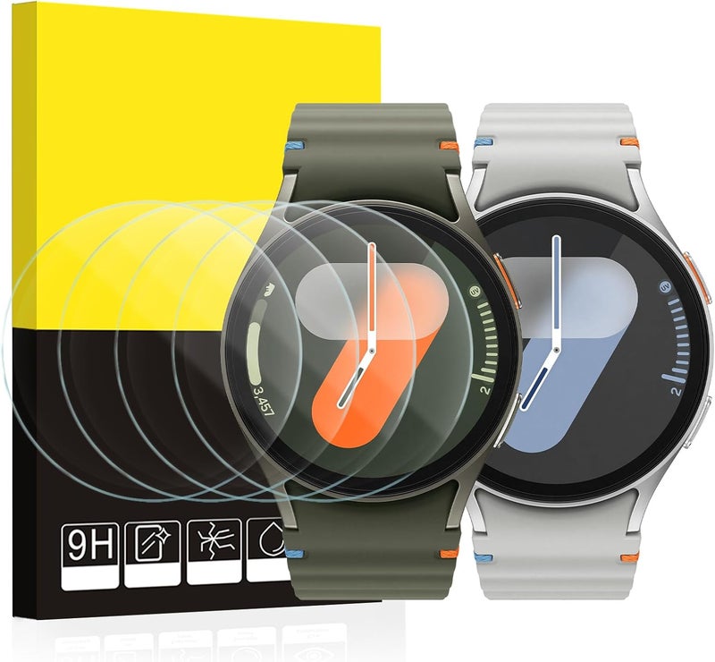 SPGUARD 4 Pack for Samsung Galaxy Watch 7 Screen Protector 44mm Tempered Glass Clear Film Anti Scratch Bubble Free Compatible with Galaxy Watch 7/6/5/4 44mm(NOT for Others Models) - Image 1